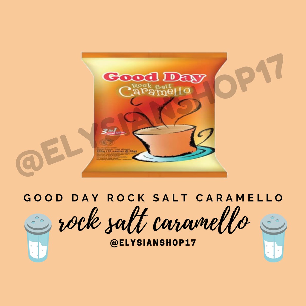 

Good Day Rock Salt Caramello 1 Renceng (10 Sachet)