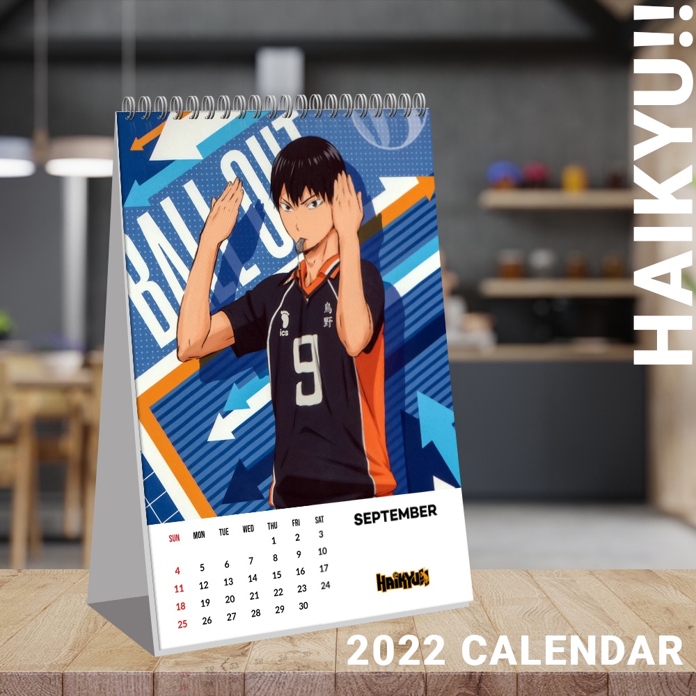 Jual Kalender Haikyu!! Rules Kalender Meja Haikyuu