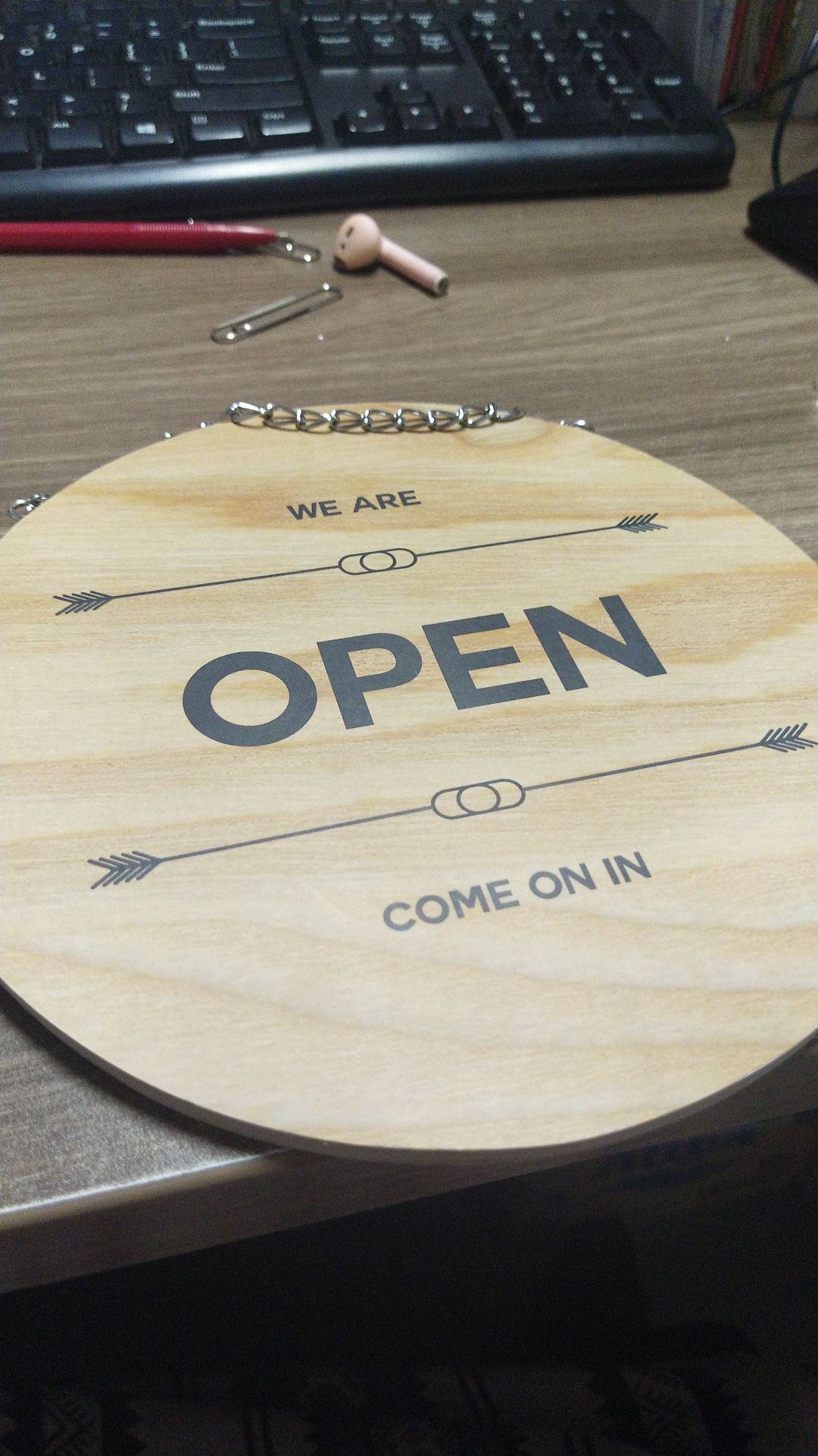 Papan Tanda Open Close - Sign System Toko - Pintu Toko