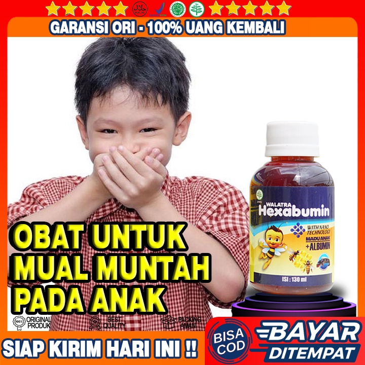 Obat Muntah Mual Mual Pada Anak - Walatra Hexabumin 100% Asli Terbukti Original