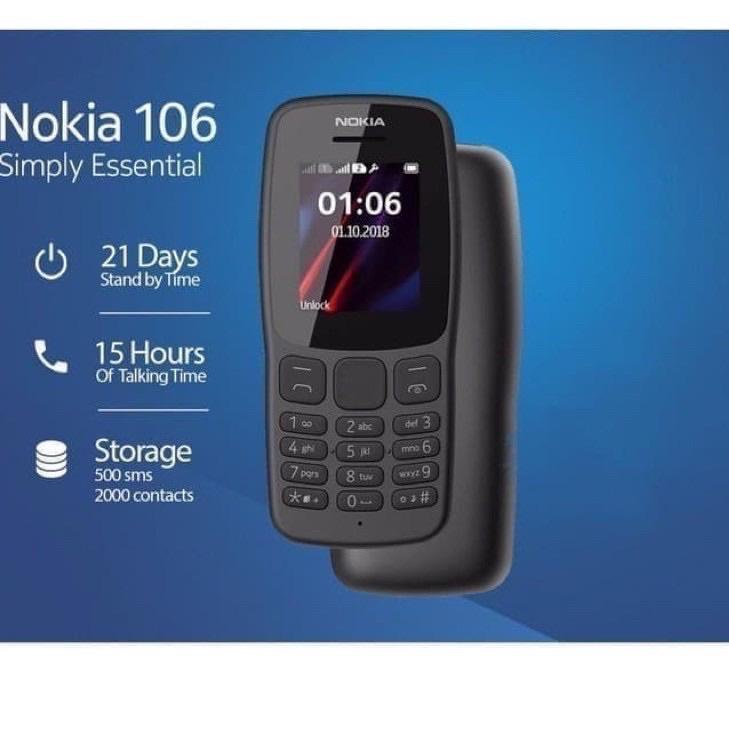Terlaris.. NEW HP NOKIA 106 2018 FULL SET