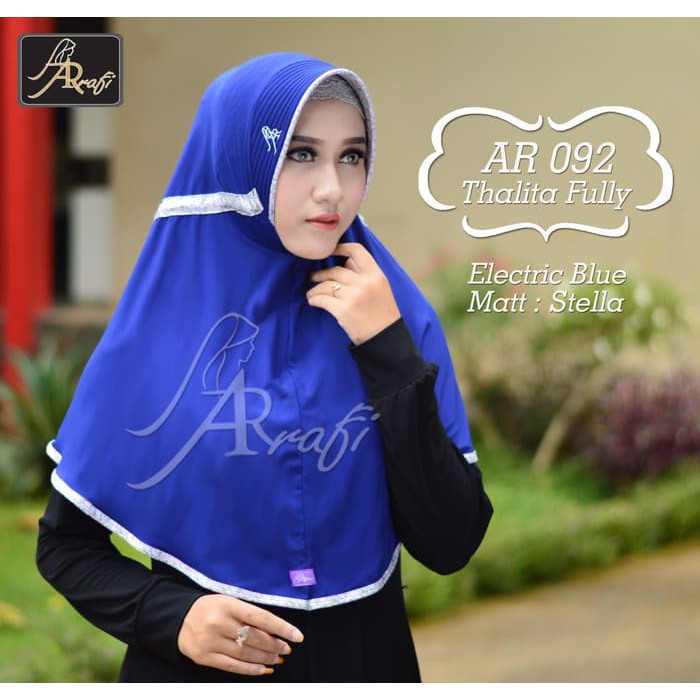 Promo!! Ar 092 Std Jilbab Hijab Bergo Kerudung Arrafi Ar Rafi Serut Terlaris!!