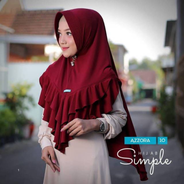 Hijab Simple Azora 12 matt jersey ecer
