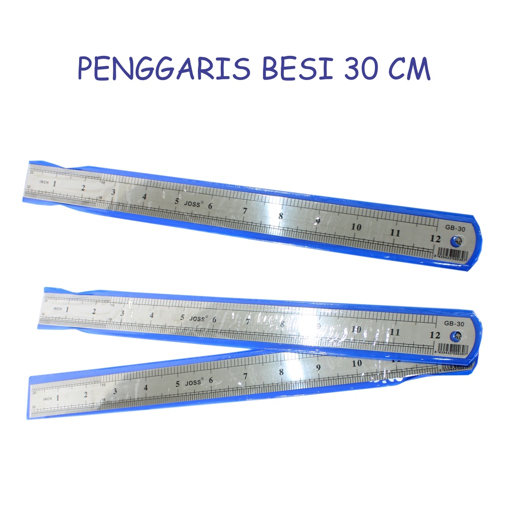 

Penggaris Besi Sainless Steel Ukuran 30 Centi