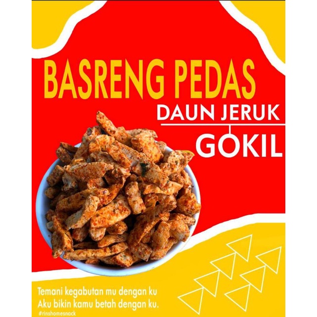 

basreng Extra pedas daun jeruk