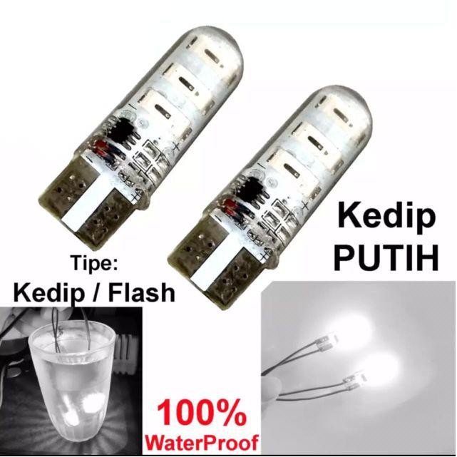 Lampu bohlam sen jelly flash kedip senja sein jelly kedip stobo T10 senja