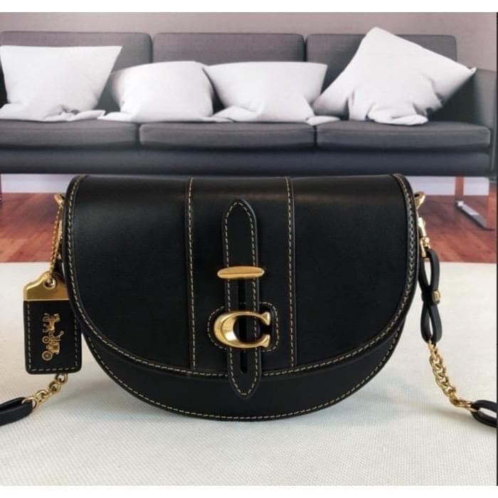 Coach Saddle Bag 20 In Glovetanned Leather - Tas Coach ORIGINAL Asli Authentic 100%