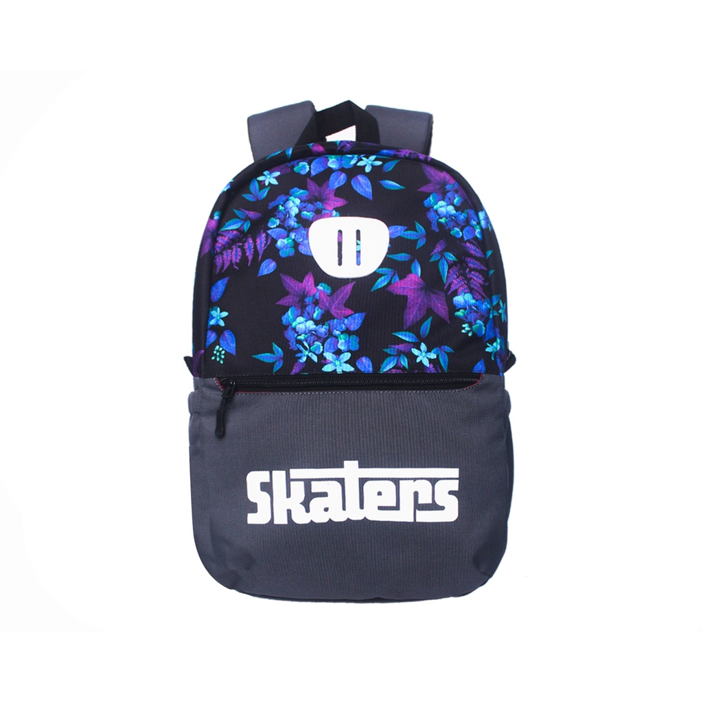 TAS RANSEL SKATERS VG094 FLORAL UNGU