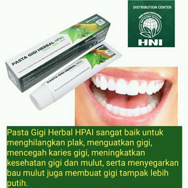 Pasta gigi herbal HPAI HNI