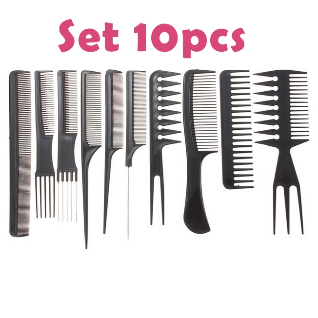 Sisir Salon Paket 10 set YS-254 Sisir Barbershop Paket Sisir 10pc