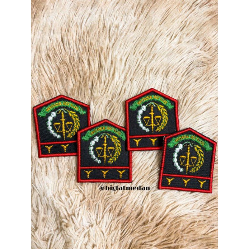 Patch Logo, Bordir Logo / emblem Jaksa Timbul