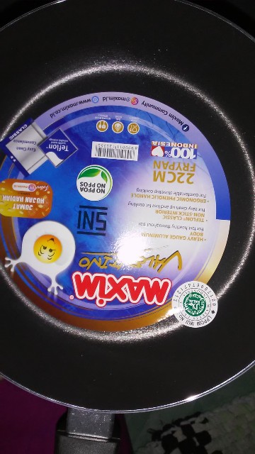 Maxim Valentino Frypan 22cm Wajan Penggorengan Teflon Fry Pan 22 Cm