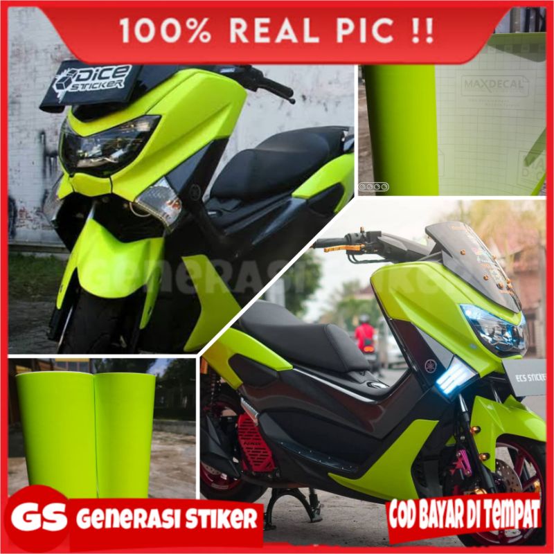 Skotlet Stabilo Stiker Skotlet Motor Skotlet Kuning Lemon Sticker Maxdecal Scotlet Motor