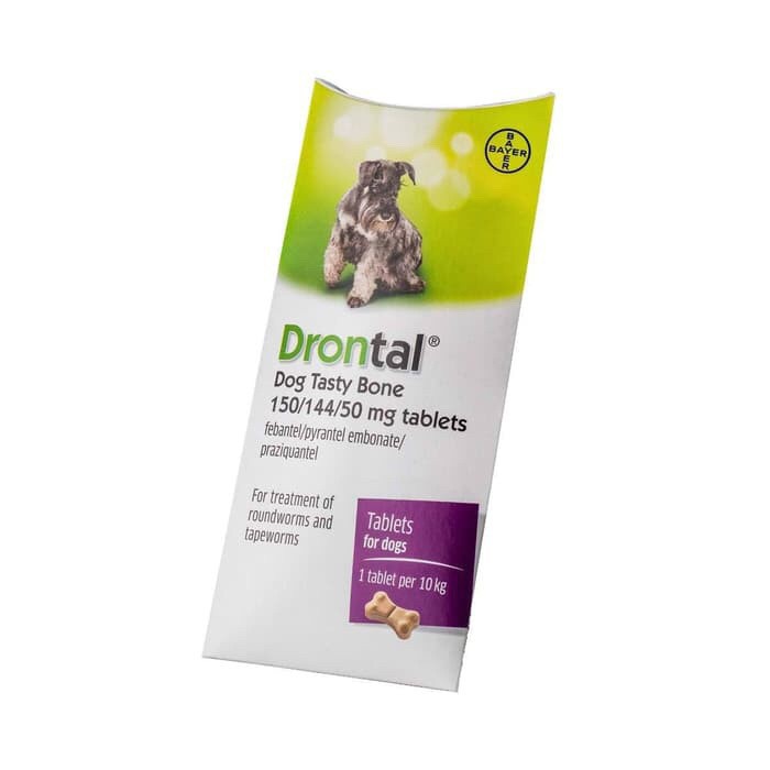 Drontal Dog Plus Tasty Obat Cacing Anjing Tablet