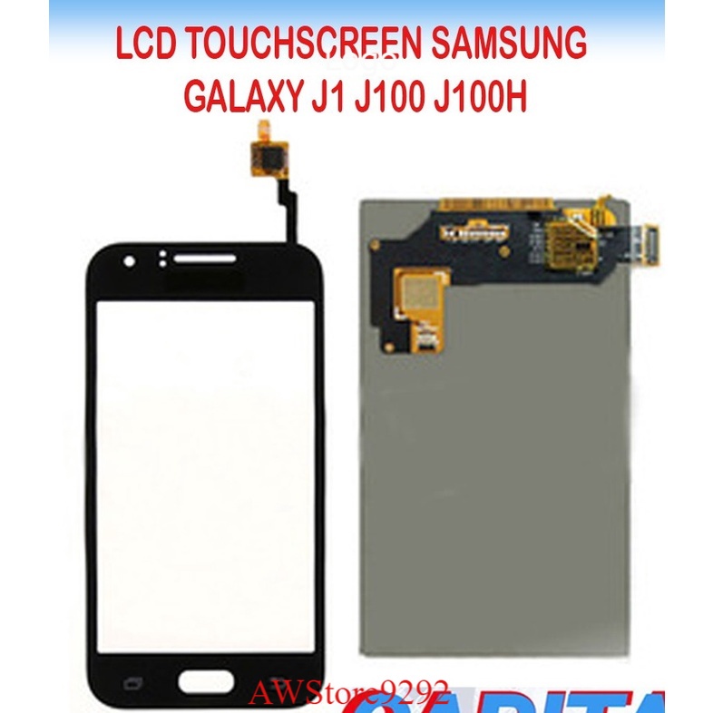 Layar Sentuh LCD TS Touchscreen Fullset Samsung GALAXY J1 J100H ORI GOLD