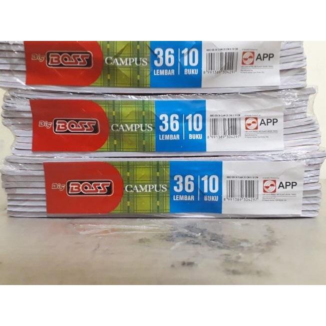 

➸ [PERPACK]Buku Tulis Big Boss/Campus 36 lembar ◄