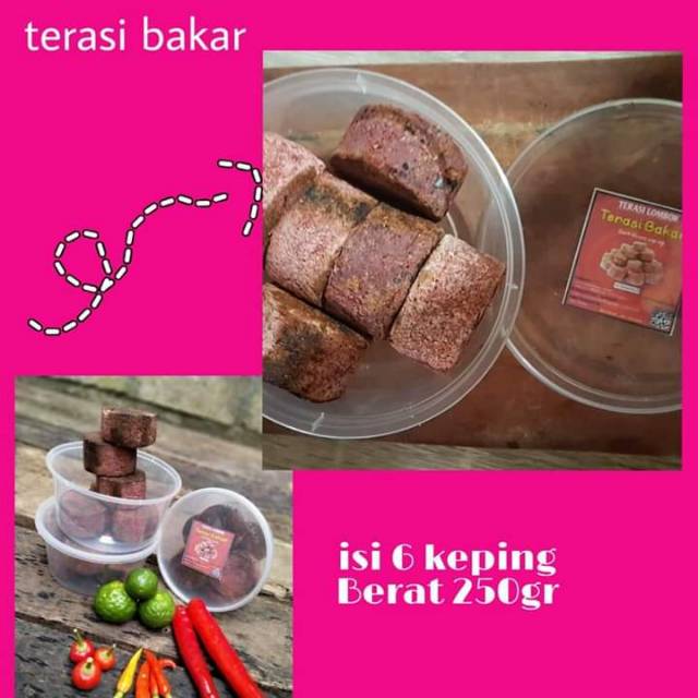 

Terasi bakar isi 6 Keping 250 gr
