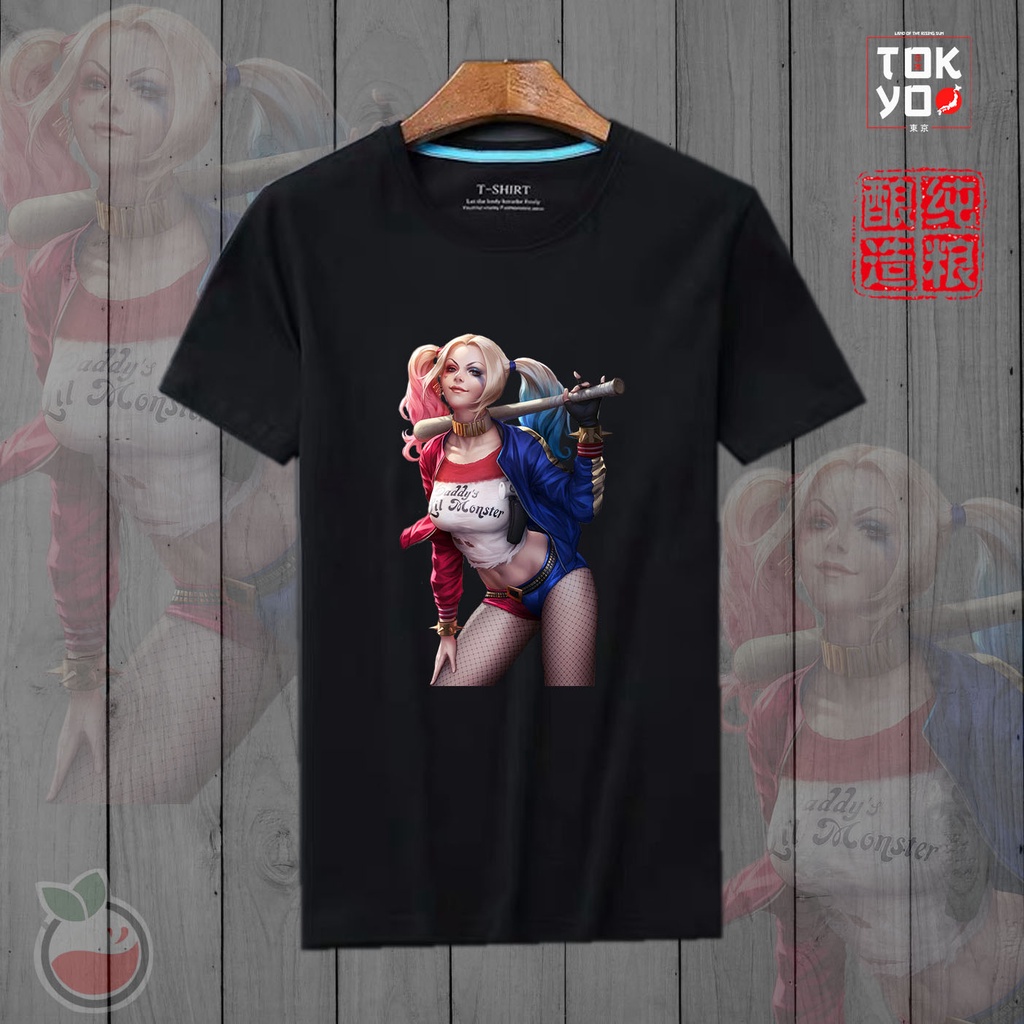 Lilipop Kaos Tshirt  Pria Joker DC Baju Distro Basic Lengan Pendek Cowok Kasual