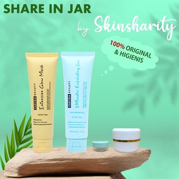 [SHARE IN JAR] Cleora Beauty | 3 Minutes Exfoliating Gel | Intensive Glow Mask | 3ML 5ML 10ML