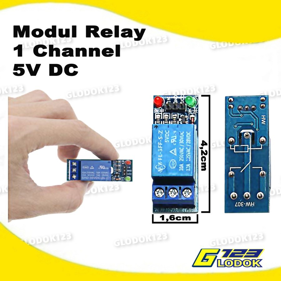 Relay 5V 1 Channel Output 250VAC 30VDC 10A Module Arduino