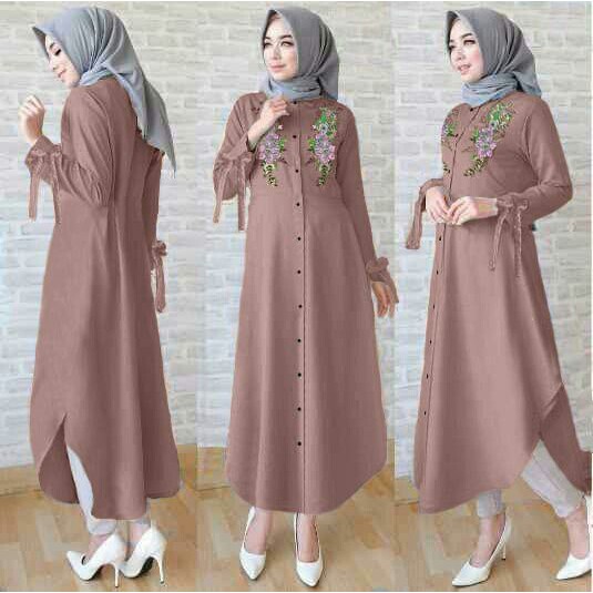 HCL BAJU MUSLIM BETRIA / TUNIK MUSLIM WANITA