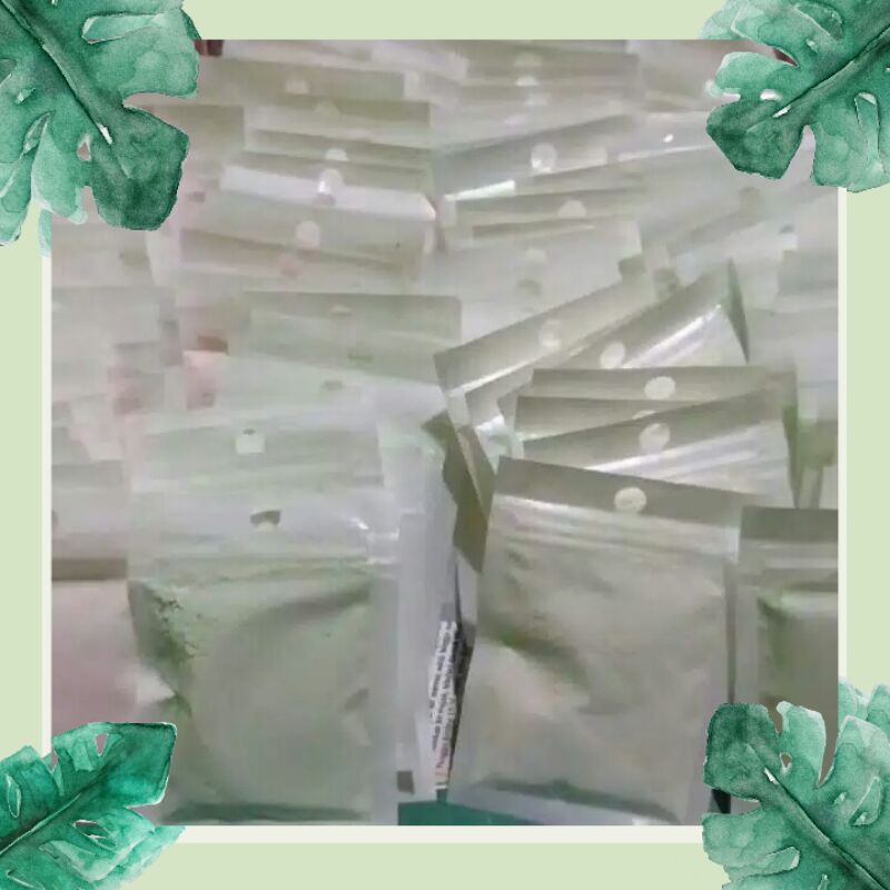Masker Organik/ Masker wajah organi. Masker murah kemasan 15 gram repack by larassanti BPOM