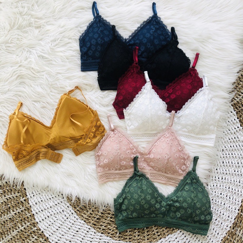 COD DAISY BRALETTE (include cup bra,no wire,bra push up,bra menyusui,bralette,bra tidur,lace bra)