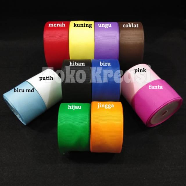 Pita Grosgrain 1,5inci / 4cm per roll