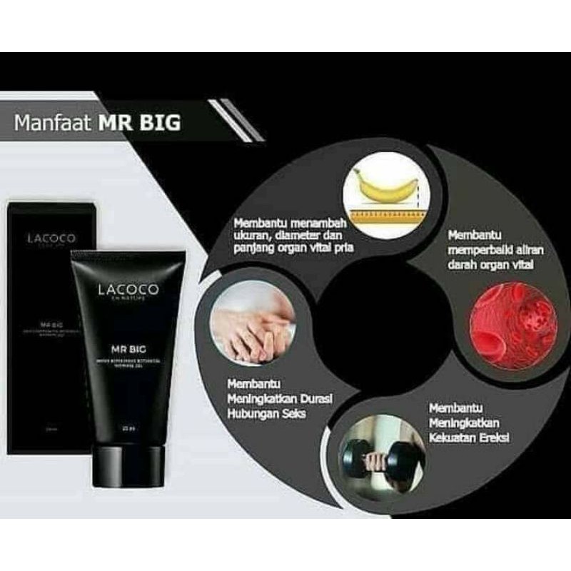 LACOCO MR BIG NASA ORIGINAL - PEMBESAR DAN PANJANG MR P