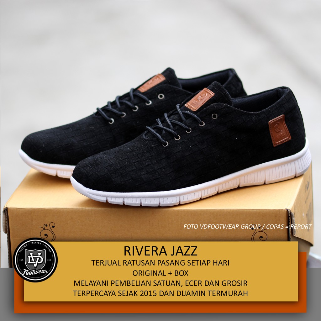  SEPATU  COWOK  ORIGINAL RIVERA SNEAKERS CASUAL PRIA  SANTAI 