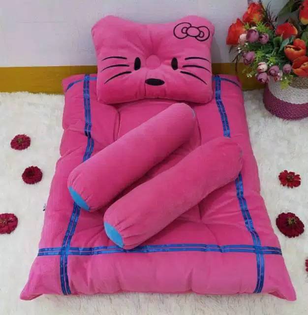 Set tempat tidur bayi/Kasur bantal bayi karakter