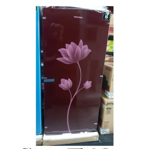 Polytron Kulkas 1 Pintu 170Liter PRB-179 Rak Tempered Glass Flower Design PRB 179