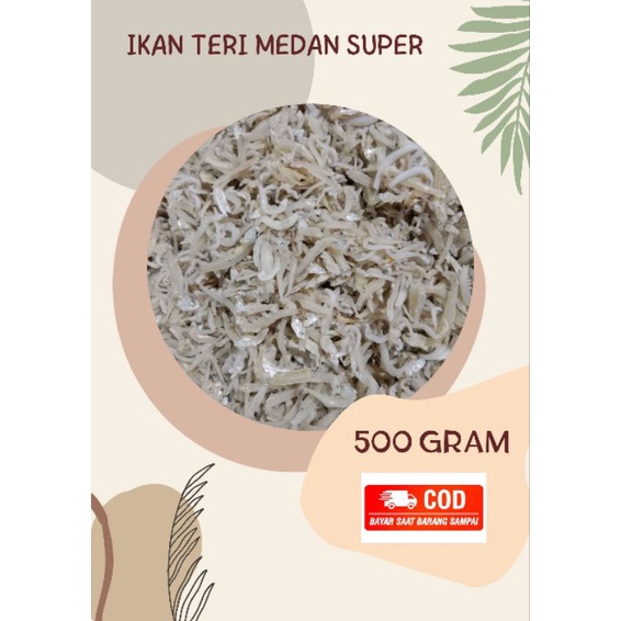

Ikan Teri Medan Kwalitas super /500 gram