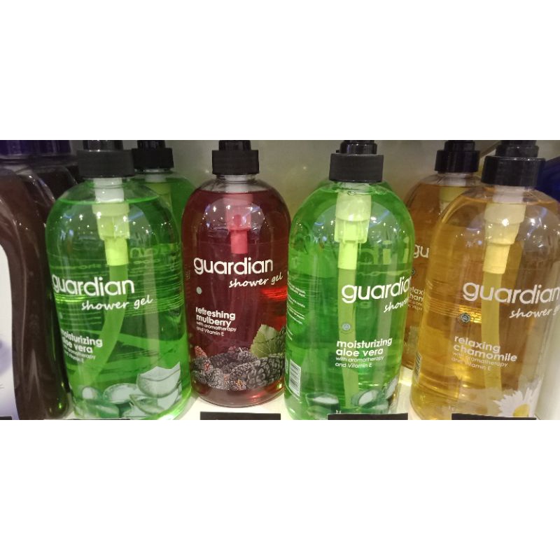 Guardian shower gel 1lt, Chamomile, Mulberrt,  Aloevera
