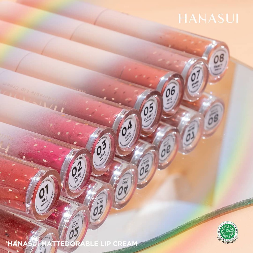 ❄️MATCHA❄️HANASUI LIP CREAM MATCHA BOBA EDITION MATTEDORABLE - LIP CREAM VELVET MATTE HANASUI