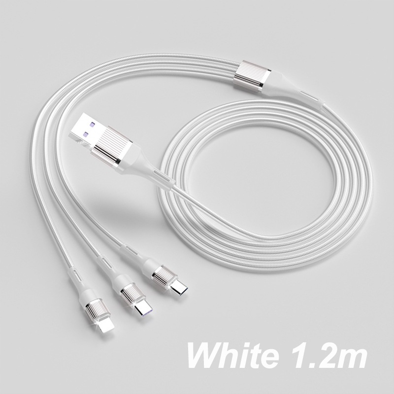 3in1 Kabel Data / Charger Micro Usb / Type C Fast Charging Untuk Handphone