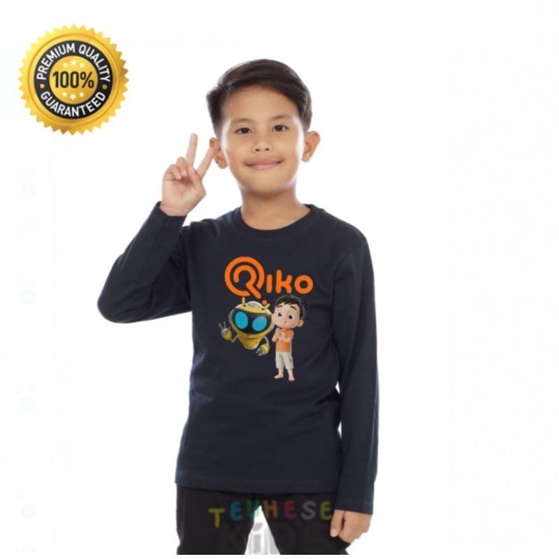 kaos riko the series baju Riko lengan panjang premium free nama