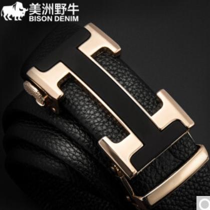 Ikat pinggang/ Bison Denim-Ikat Pinggang Pria Kulit Sapi Original (N71428-2B) | IKAT PINGGANG PRIA