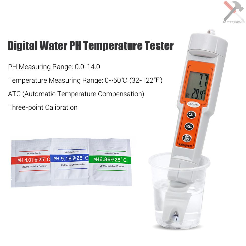 Alat Tester PH Air Digital Dengan Layar LCD Untuk Kolam Renang / Industri