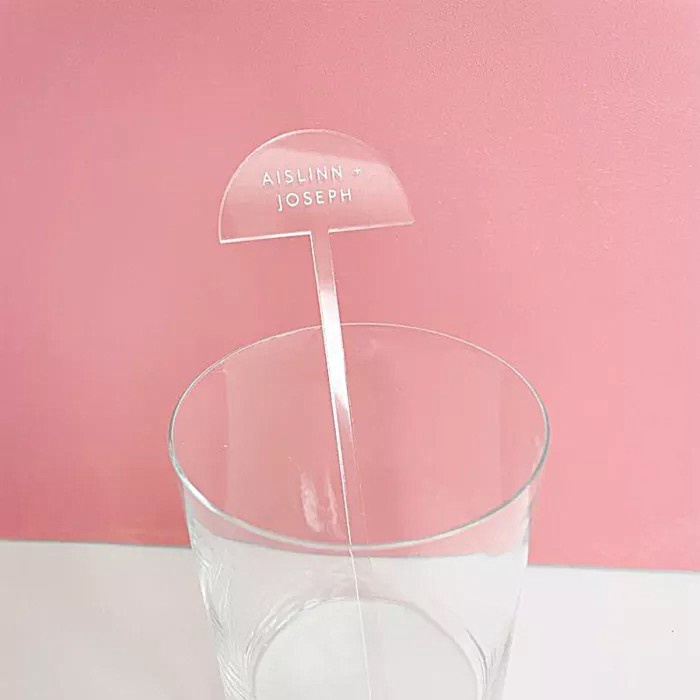 Stirrer Acrylic / Pengaduk Minuman Akrilik / Customize Acrylic Stirrer