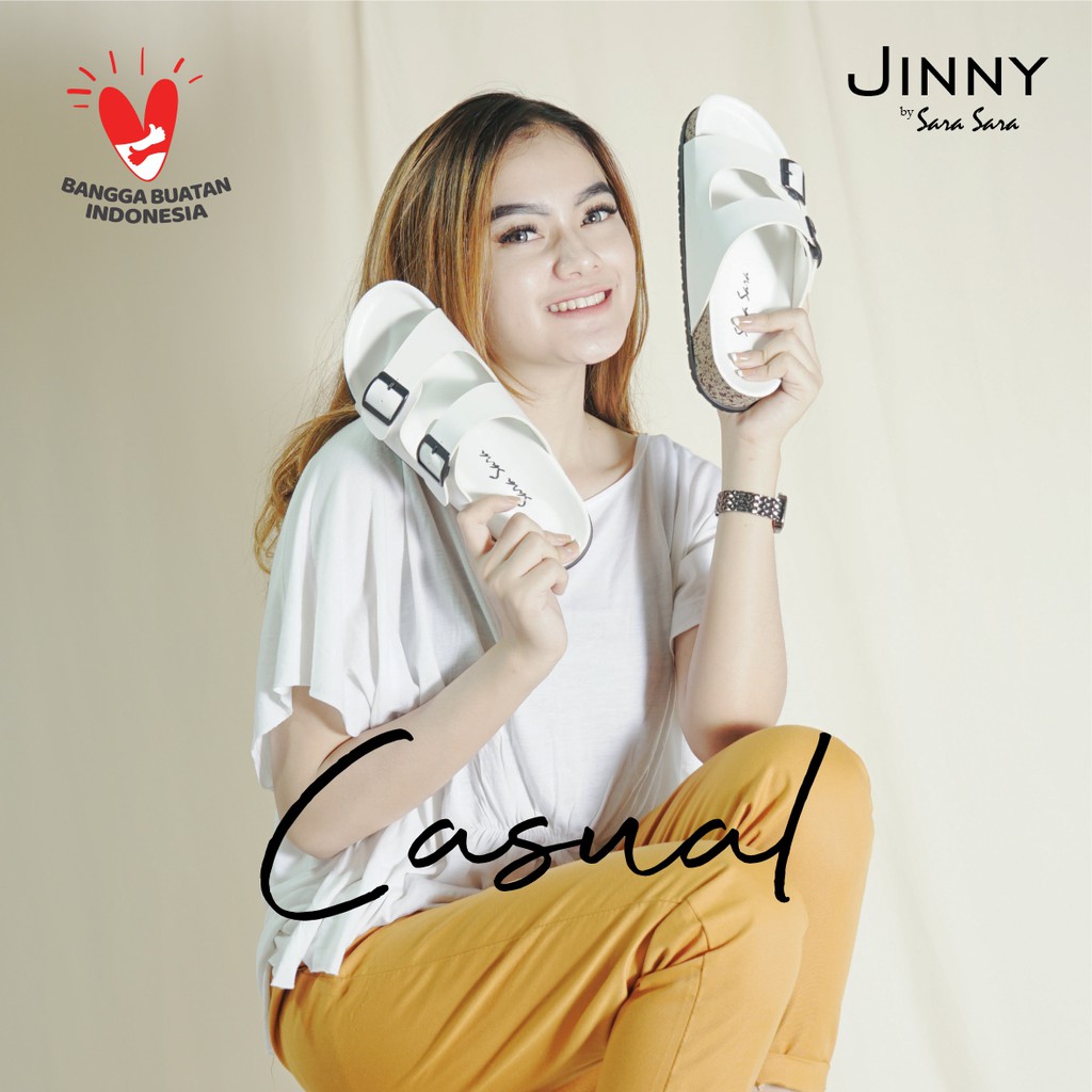 SANDAL SLOP CASUAL WANITA SARA SARA JINNY-Sendal cewek kekinian-5