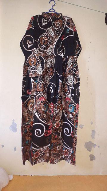 Zafira Batik Hrb026 Baju Batik Gamis Zafira