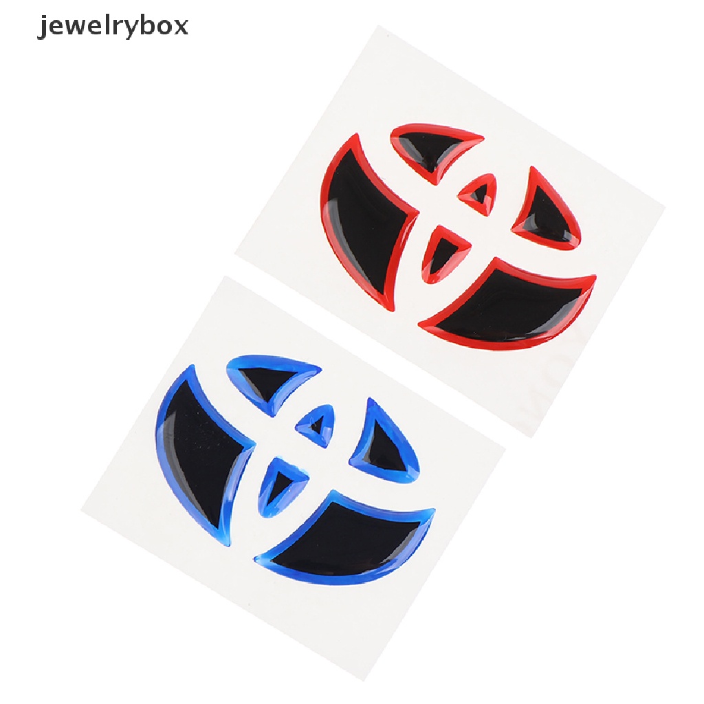 (Box) Stiker Emblem / Badge Roda Depan / Belakang Mobil Untuk Toyota