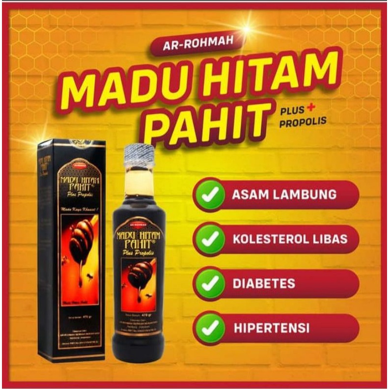 

Madu Hitam Pahit Plus Propolis Arrohmah Madu Kaya Khasiat