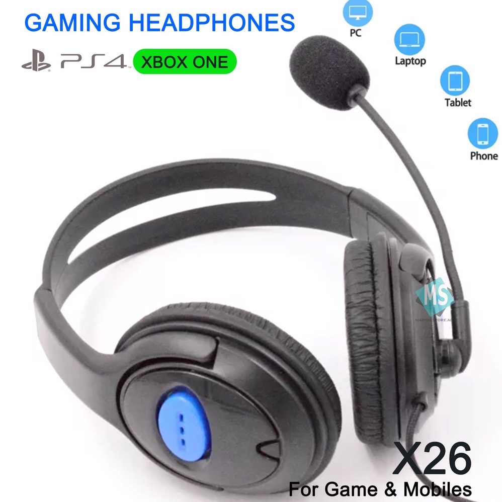 HEADSET GAMING STEREO X26 FOR GAME &amp; MOBILE