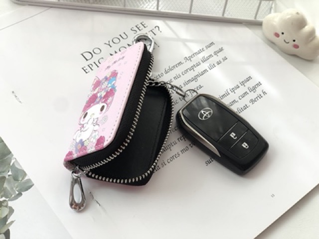 Dompet kunci mobil stnk motor hello kitty gantungan