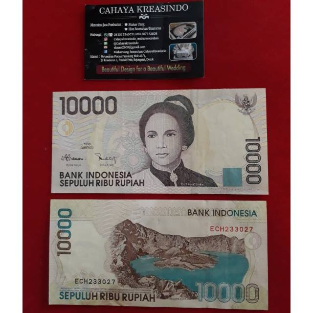 Uang kertas 10.000 rupiah