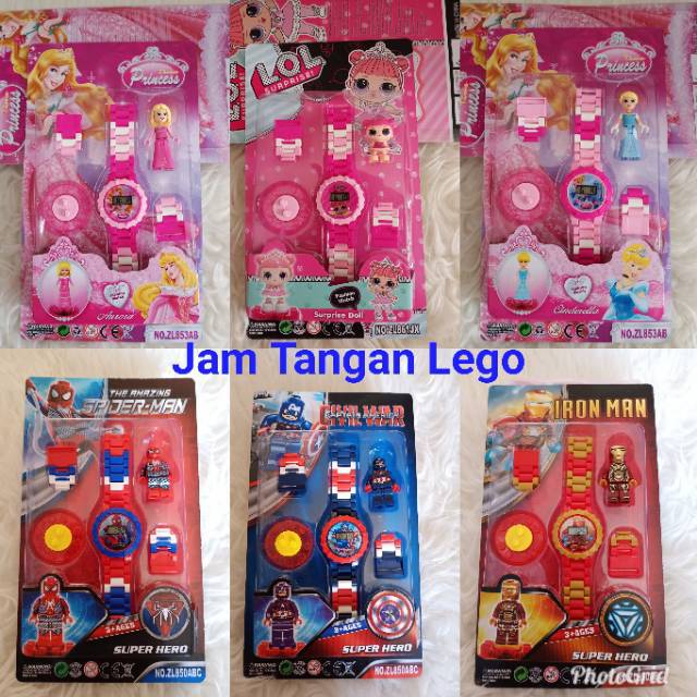 Jam Tangan Anak free figurine mainan