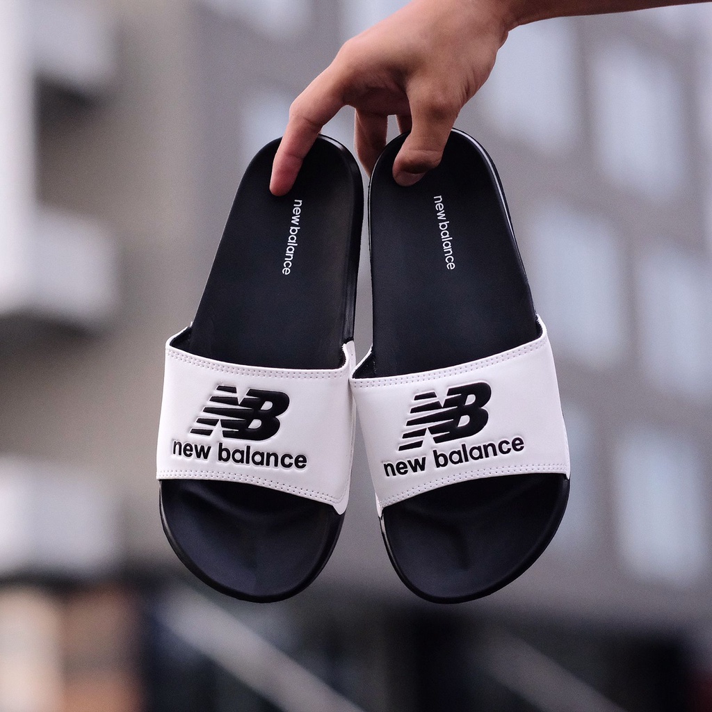 SENDAL NEW BALANCE SCRIPT WHITE BLACK ORIGINAL