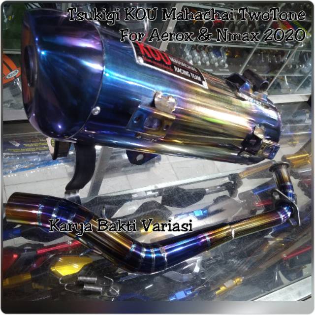 Knalpot Tsukigi KOU Mahachai For Aerox & Nmax 2020